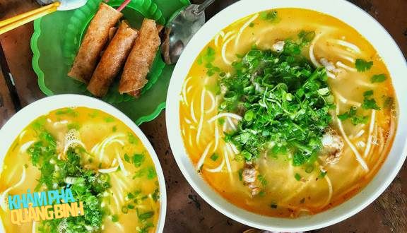 Cháo canh đặc sản mang hương vị riêng của Quảng Bình.